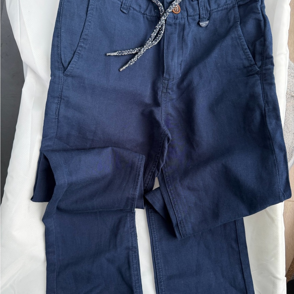 Mayoral Kids Navy Blue Casual Pants